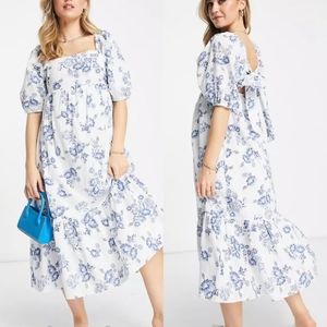 New Look Tiered Midi Dress